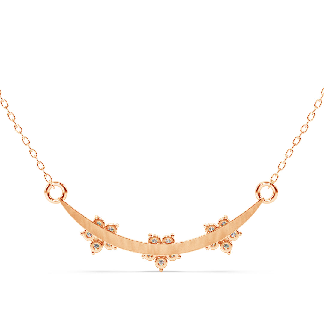 Elegant Blossom Lab Grown Diamond Mangalsutra by Stefee Jewels