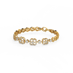 Load image into Gallery viewer, Twinkling Hearts Lab Grown Diamond Bracelet by Stefee jewels
