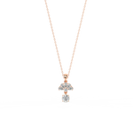 Load image into Gallery viewer, Brilliant Spark Lab Grown Diamond  Pendant Set by Stefee Jewels