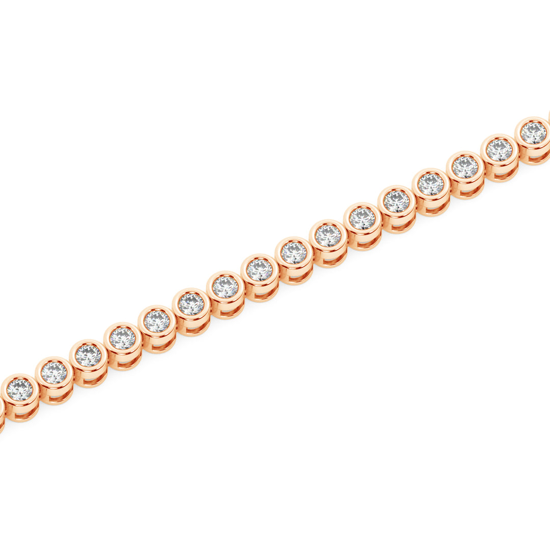 Minimalist Lab Grown Diamond Bracelet by Stefee Jewels