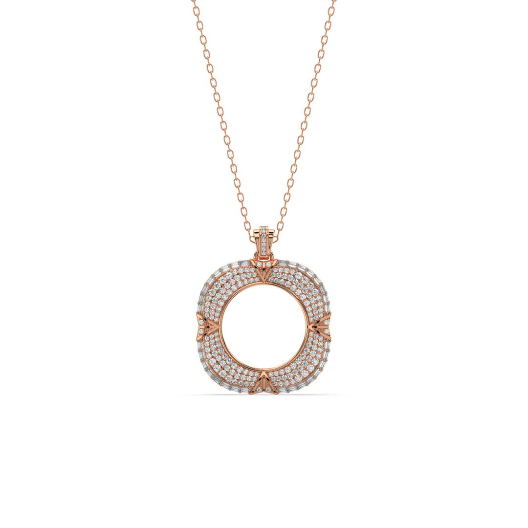 Eternal Grace Lab Grown Diamond Pendant by Stefee Jewels