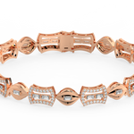 Load image into Gallery viewer, Minimalist Sparkle Lab Grown Diamond Chain Bracelet by Stefee Jewels
