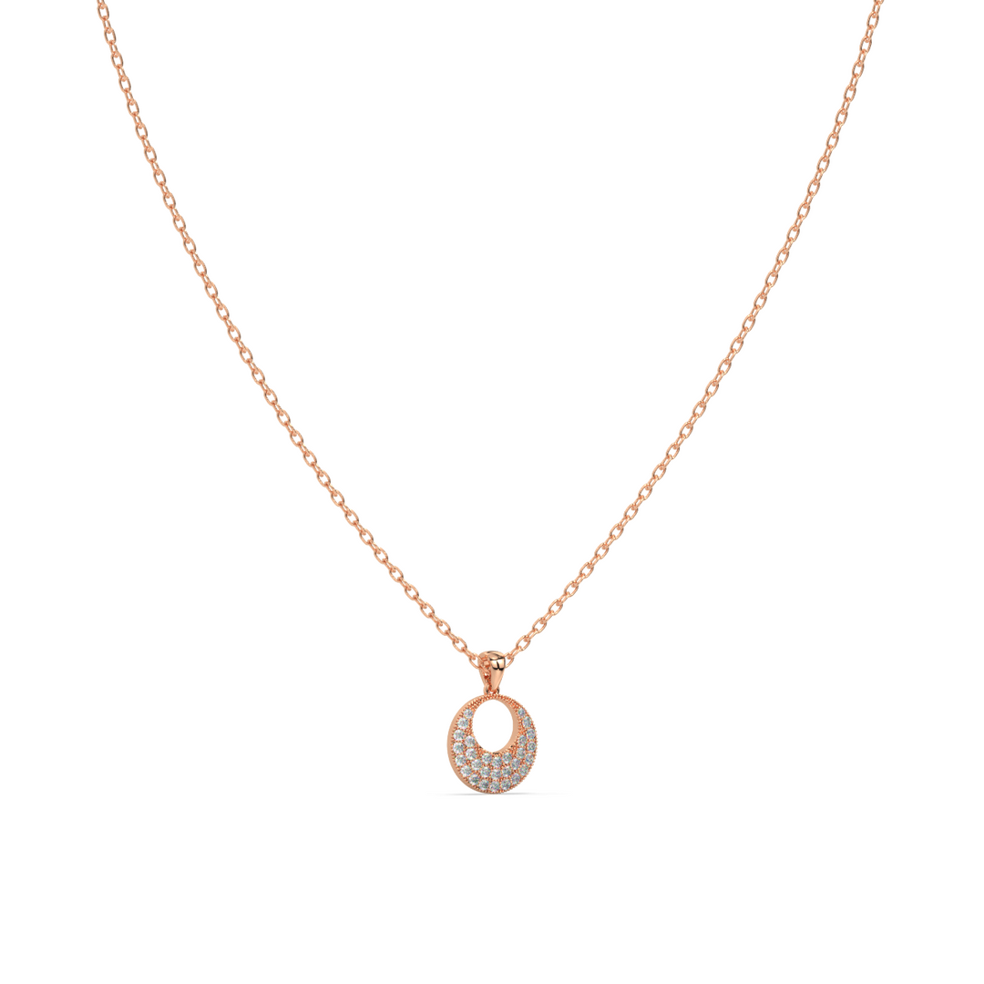 Pure Essence Lab Grown Diamond  Pendant Set by Stefee Jewels