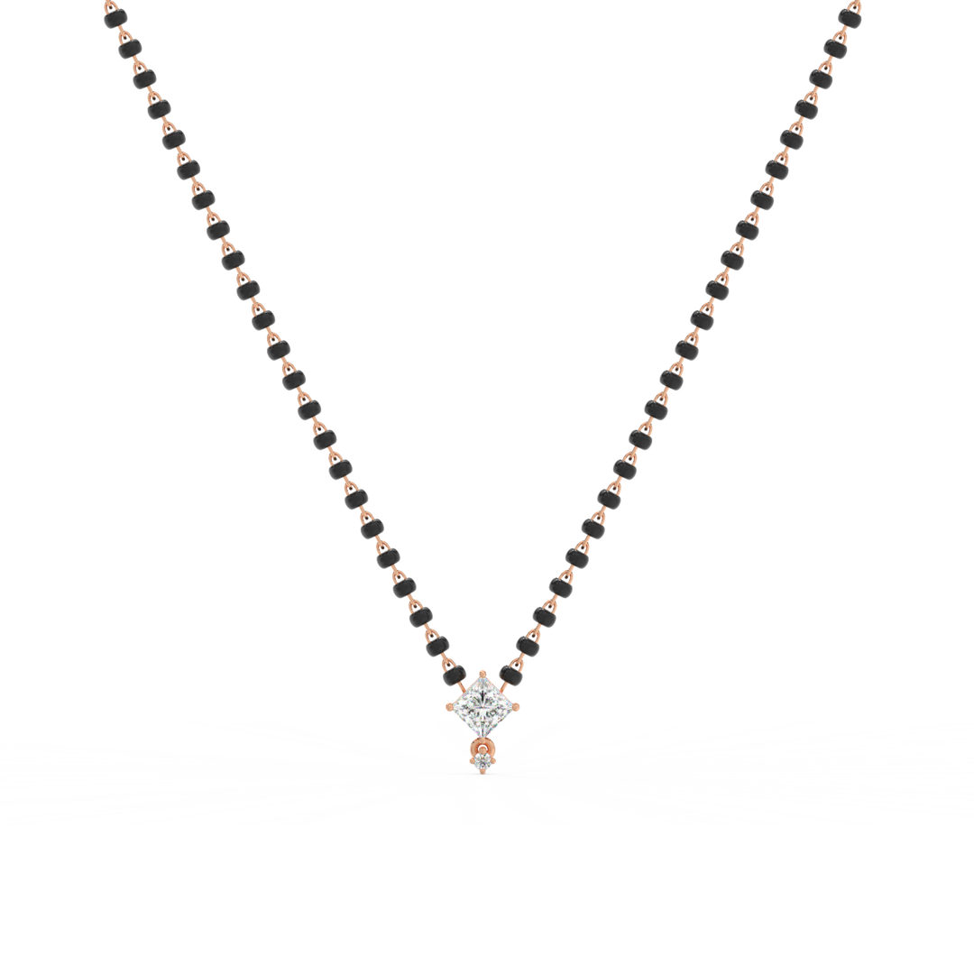 Elegant Pendant Lab Grown Diamond Mangalsutra by Stefee Jewels