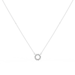 Load image into Gallery viewer, Open Circle Lab Grown Diamond Pendant Small by Stefee
