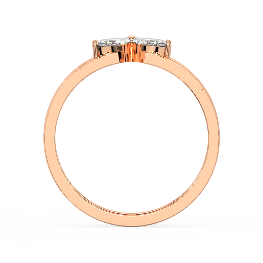 Blush Miracle Lab Grown Diamond Ring by Stefee Jewels