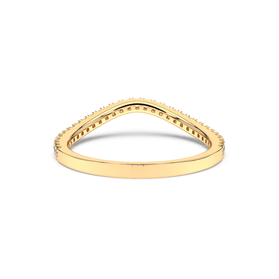 Rippling Round Lab Grown Diamonds Ring  by Stefee