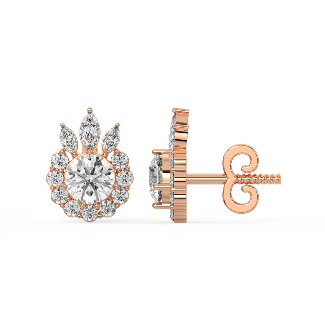 Chic Everyday Diamond Pedant & Earrings by Stefee Jewels