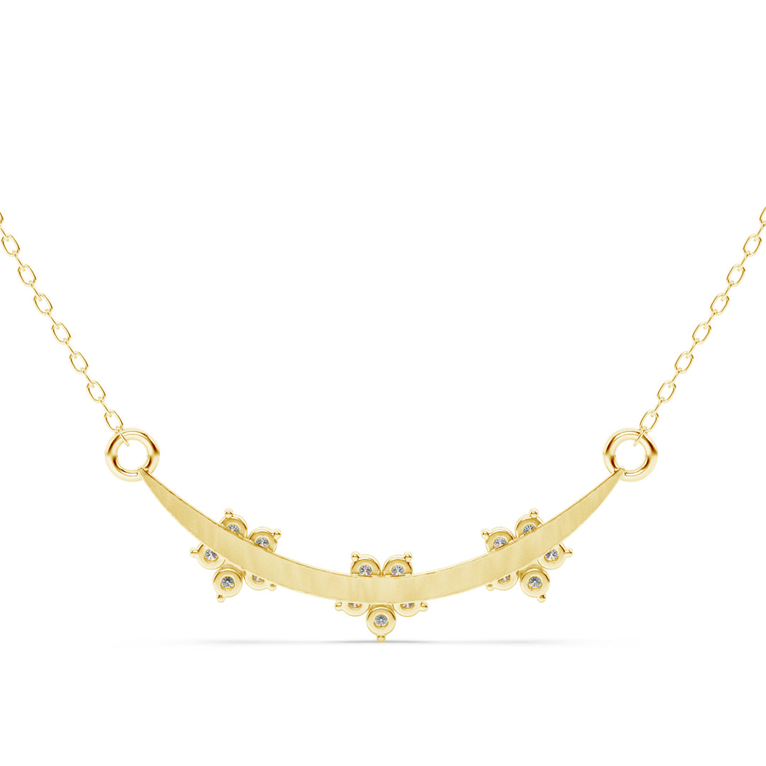 Elegant Blossom Lab Grown Diamond Mangalsutra by Stefee Jewels