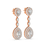 Load image into Gallery viewer, Classic Round  Lab Grown Diamond Ear Studs By Stefee Jewels
