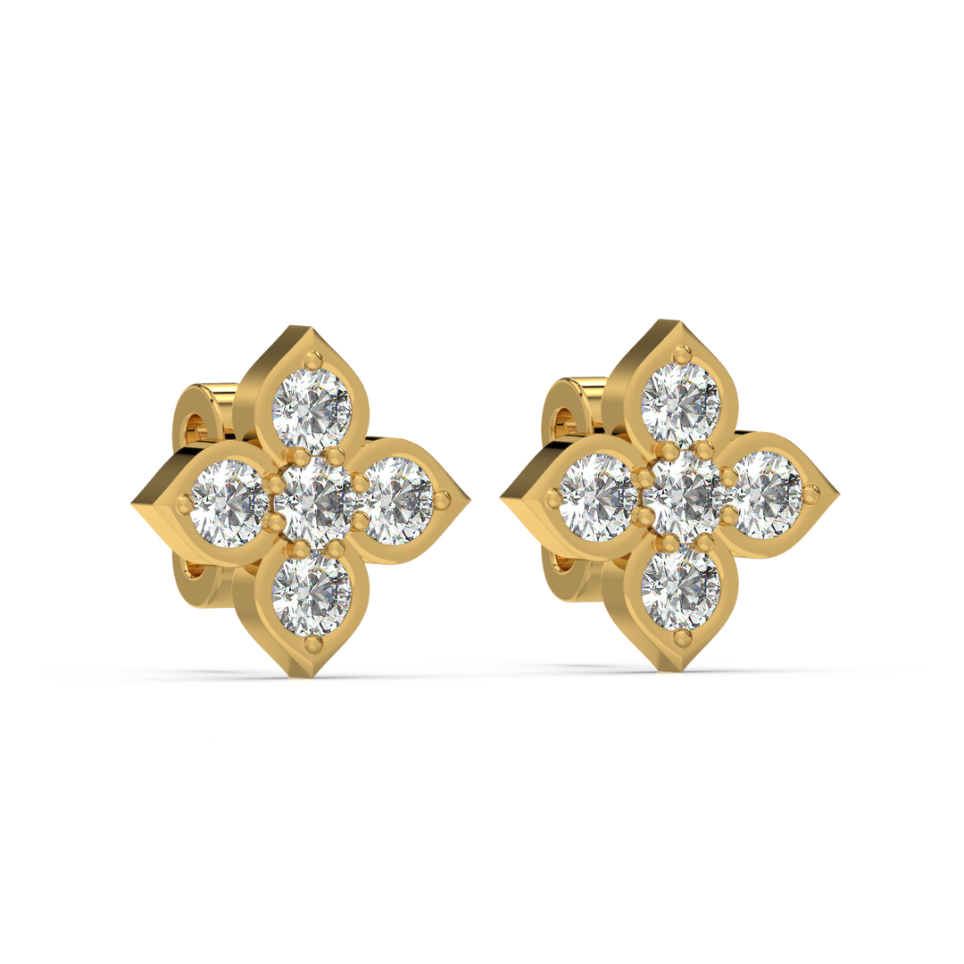 Divine Lab Grown Diamond Studs By Stefee Jewels