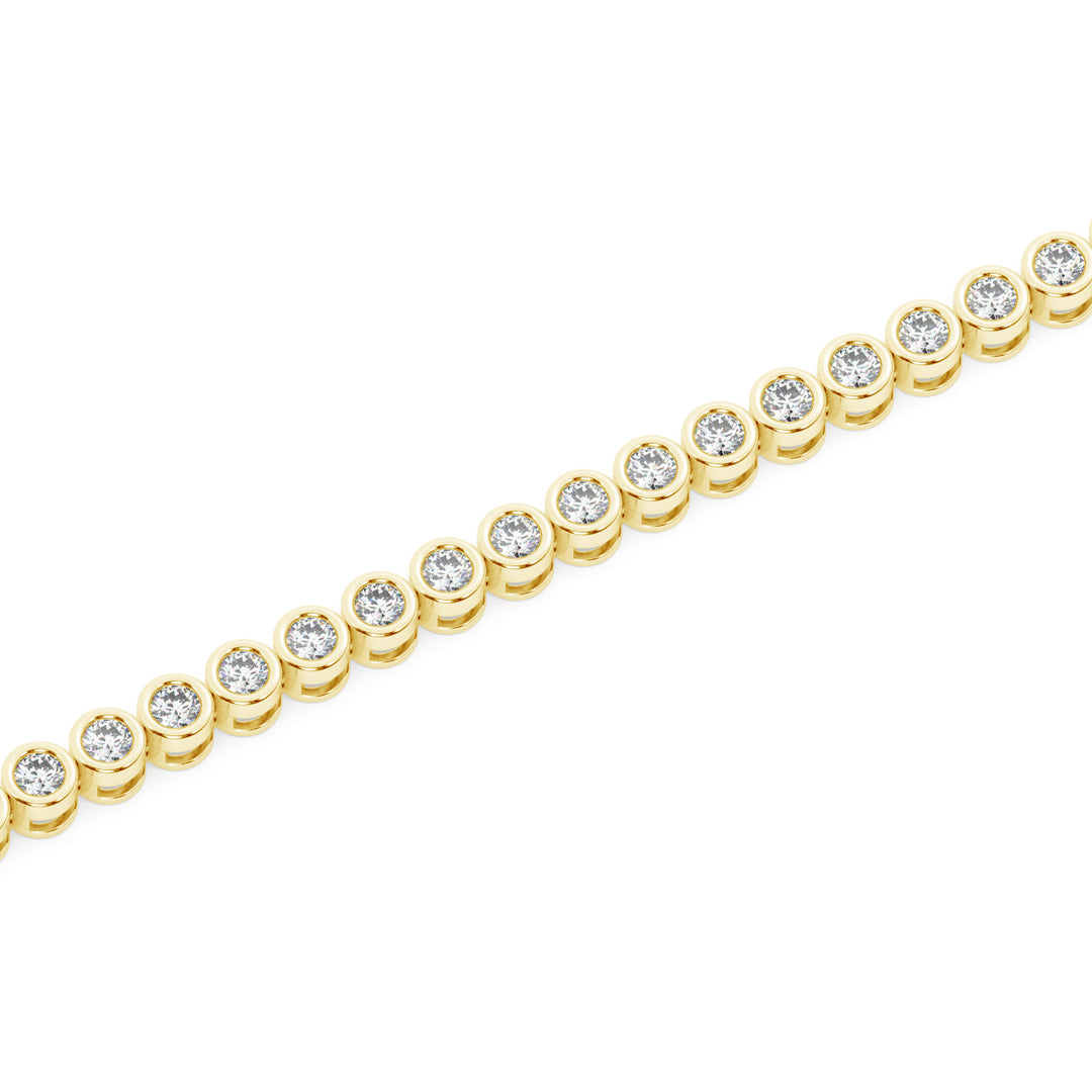 Minimalist Lab Grown Diamond Bracelet by Stefee Jewels