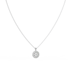 Load image into Gallery viewer, Glitzy Floral Lab Grown Diamond  Pendant Set by Stefee Jewels