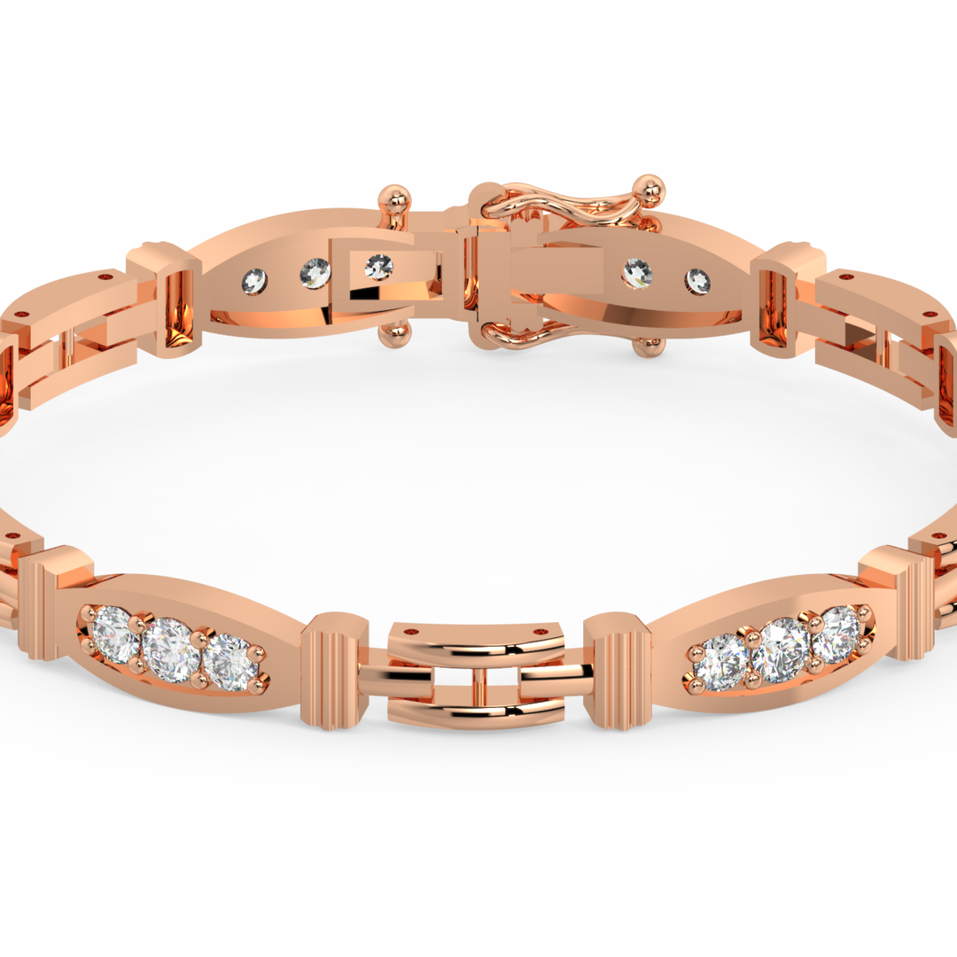 Elegant Motif Lab Grown Diamond Bracelets by Stefee Jewels