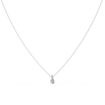 Load image into Gallery viewer, Solitaire Pear Lab Grown Diamond Pendant by Stefee
