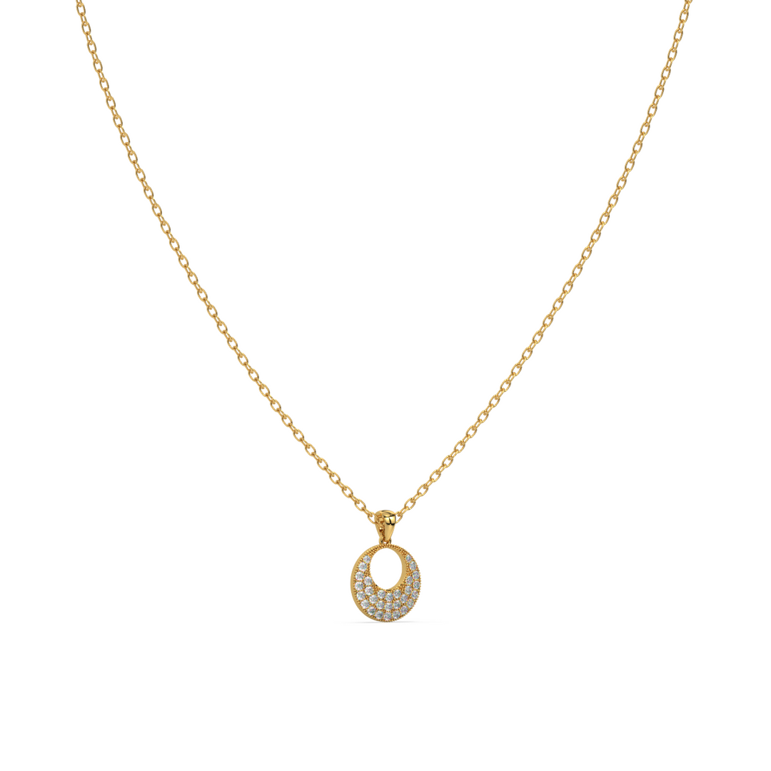 Pure Essence Lab Grown Diamond  Pendant Set by Stefee Jewels