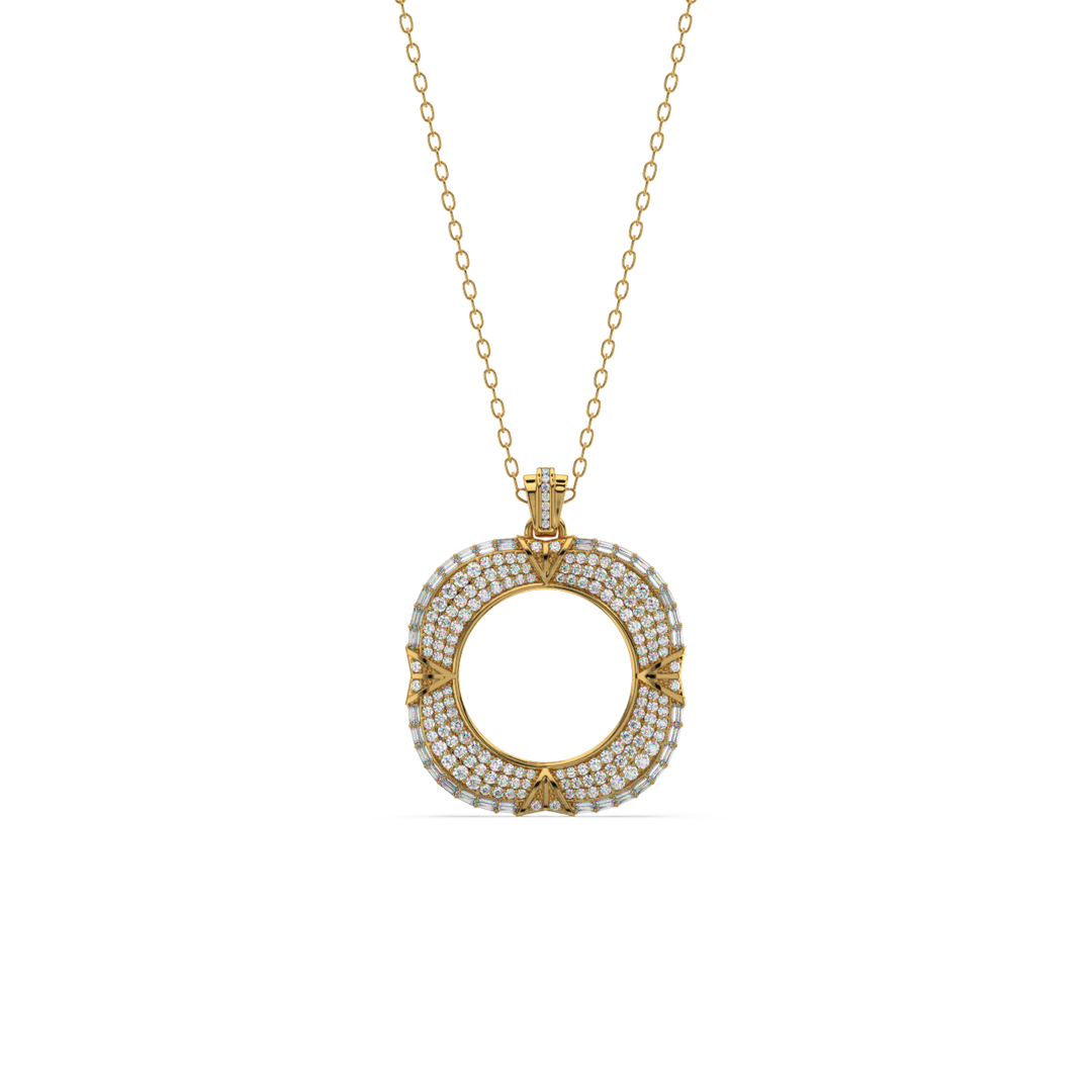 Eternal Grace Lab Grown Diamond Pendant by Stefee Jewels