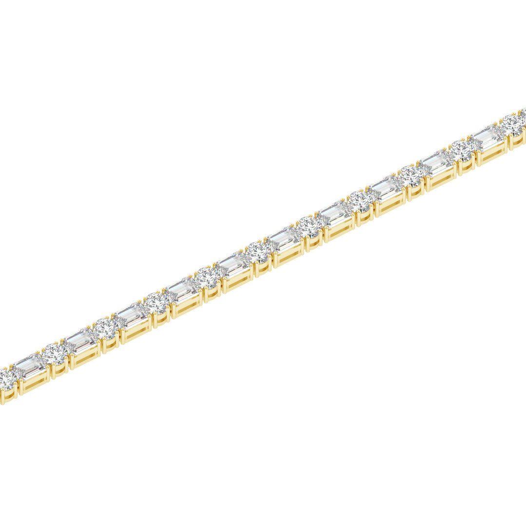 Geometric Lab Grown Diamond Bracelet for every occasion  by Stefee Jewels