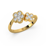 Load image into Gallery viewer, Clustered Gems Lab Grown Diamond  Ring by Stefee Jewels
