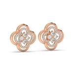 Load image into Gallery viewer, Radiant Reflections Lab Grown Diamond Stud Earrings by Stefee Jewels
