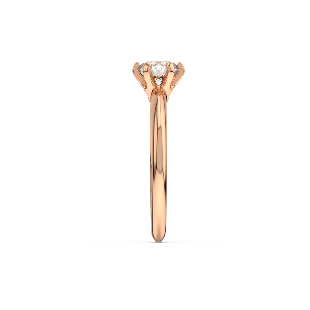 Solitaire 0.75 ct. Engagement Lab Grown Diamond Ring by Stefee Jewels