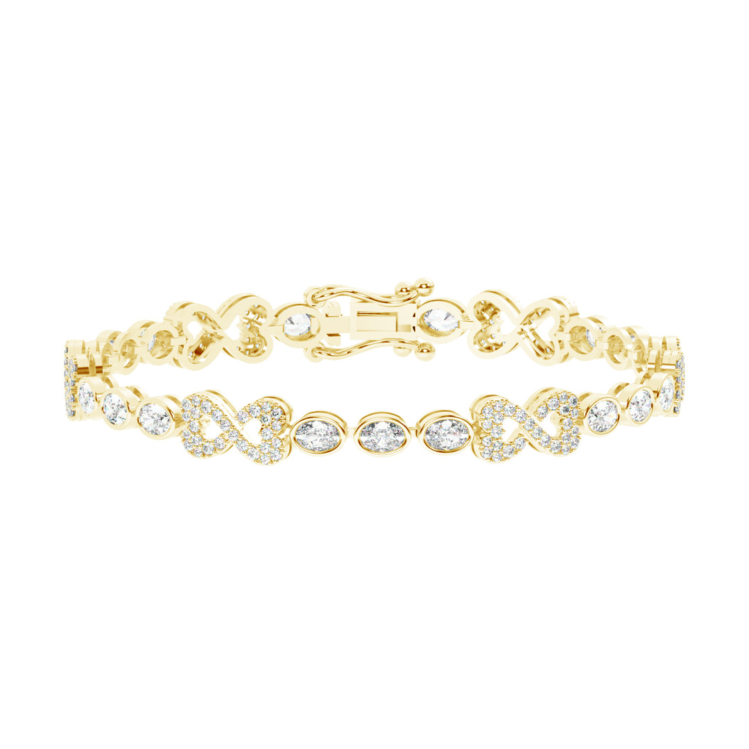 Exquisite Lab Grown Diamond Bracelet by Stefee Jewels