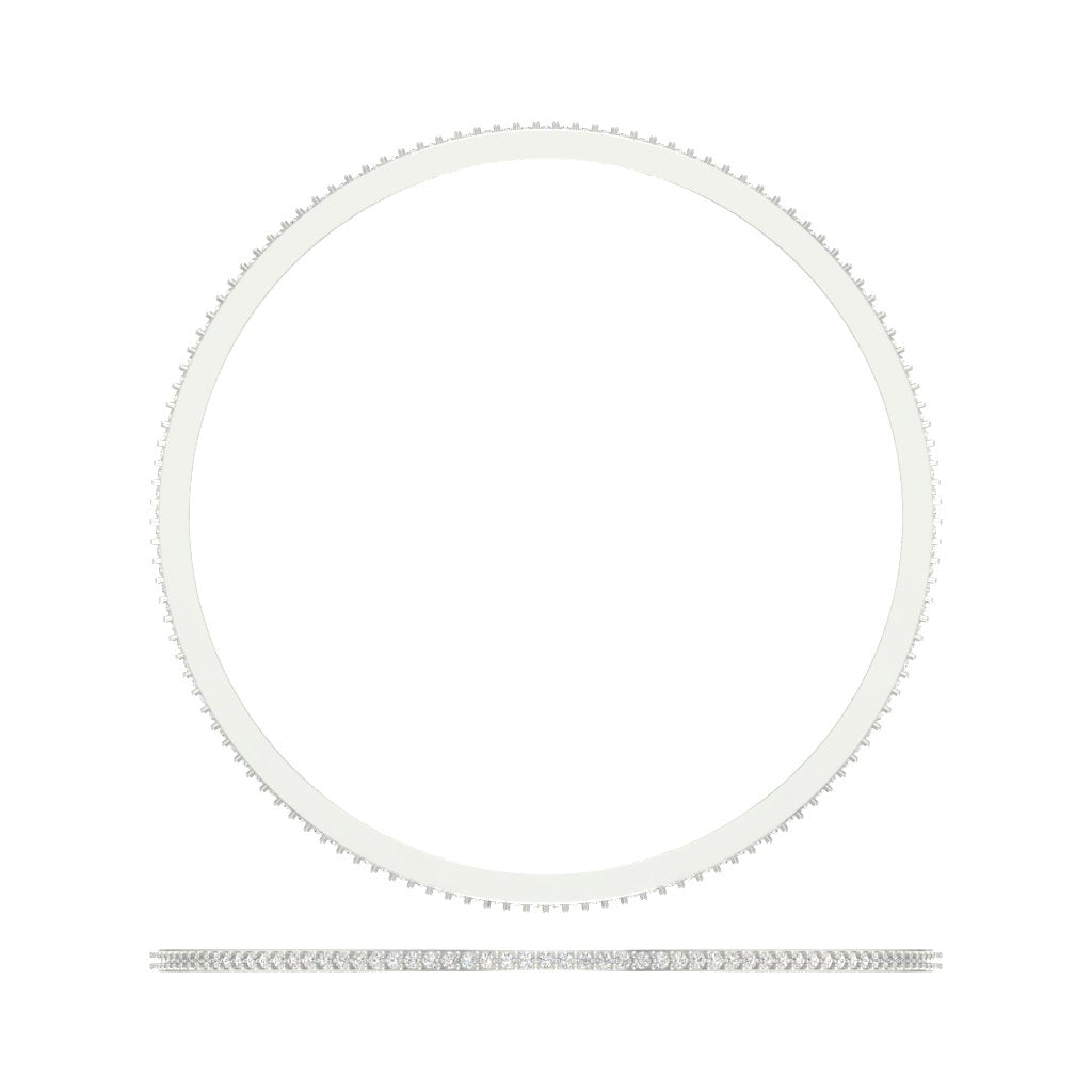 Metro bangle with Lab Grown Diamonds - Small by Stefee