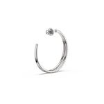 Load image into Gallery viewer, Double Hoop Lab Grown Diamond Earrings by Stefee