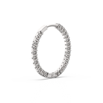 Load image into Gallery viewer, Lab Grown Diamond Hoop Earrings by Stefee