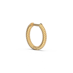 Load image into Gallery viewer, Braided Hoops Lab Grown Diamond Earrings by Stefee