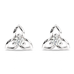 Load image into Gallery viewer, Open Petal Lab Grown Diamond Earrings by Stefee