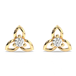 Load image into Gallery viewer, Open Petal Lab Grown Diamond Earrings by Stefee