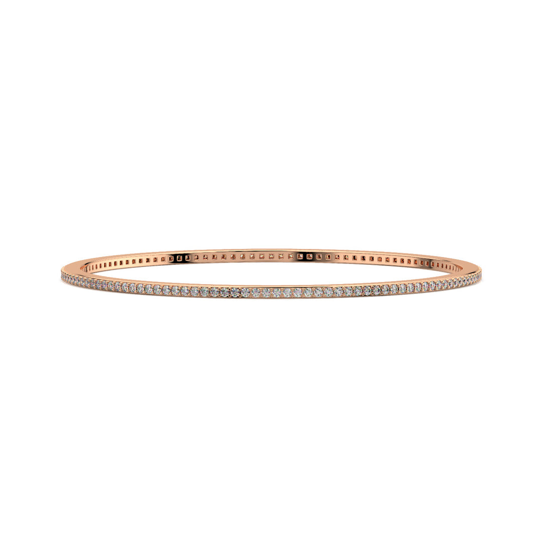 Metro bangle with Lab Grown Diamonds - Small by Stefee