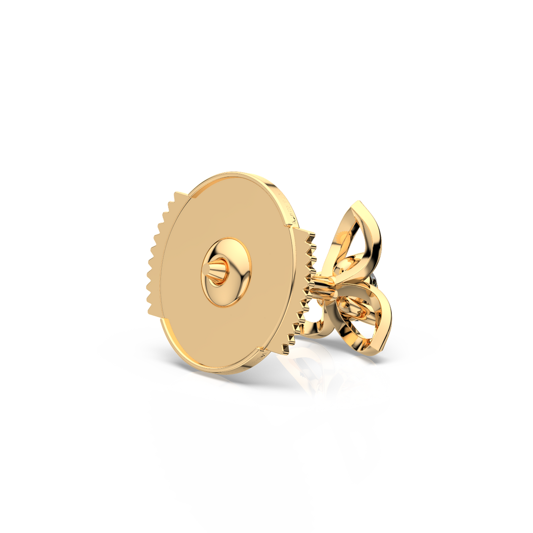 Open Petal Lab Grown Diamond Earrings by Stefee