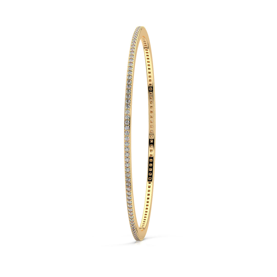 Metro bangle with Lab Grown Diamonds - Small by Stefee