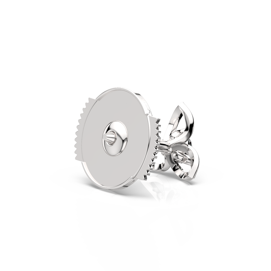 Open Petal Lab Grown Diamond Earrings by Stefee