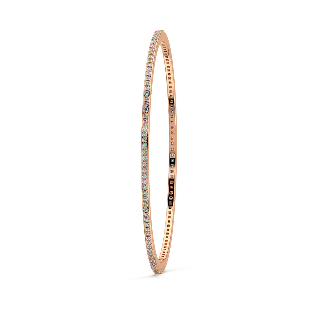 Metro bangle with Lab Grown Diamonds - Small by Stefee