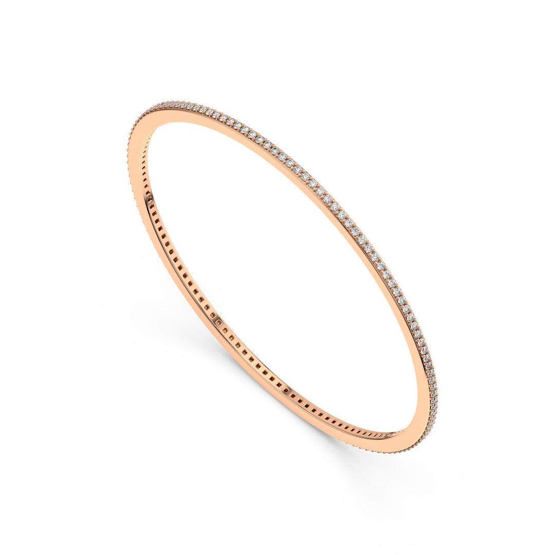 Metro bangle with Lab Grown Diamonds - Small by Stefee