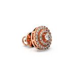 Load image into Gallery viewer, Double Round Halo Lab Grown Diamond Studs Earrings by Stefee
