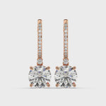 Load and play video in Gallery viewer, Classic  Lab Grown Diamond  Dangles By Stefee Jewels
