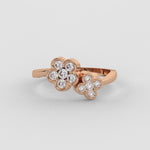 Load and play video in Gallery viewer, Clustered Gems Lab Grown Diamond  Ring by Stefee Jewels (Copy)