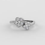 Load and play video in Gallery viewer, Clustered Gems Lab Grown Diamond  Ring by Stefee Jewels (Copy)