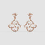 Load and play video in Gallery viewer, Brilliant Chains Lab Grown Diamond Drop Earrings by Stefee Jewels