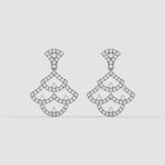 Load and play video in Gallery viewer, Brilliant Chains Lab Grown Diamond Drop Earrings by Stefee Jewels