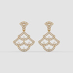 Load and play video in Gallery viewer, Brilliant Chains Lab Grown Diamond Drop Earrings by Stefee Jewels