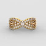 Load and play video in Gallery viewer, Alluring Diamond Ring for Wedding by Stefee Jewels (Copy)