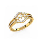 Load image into Gallery viewer, The Connected Stones Lab Grown Diamond   Ring by Stefee Jewels
