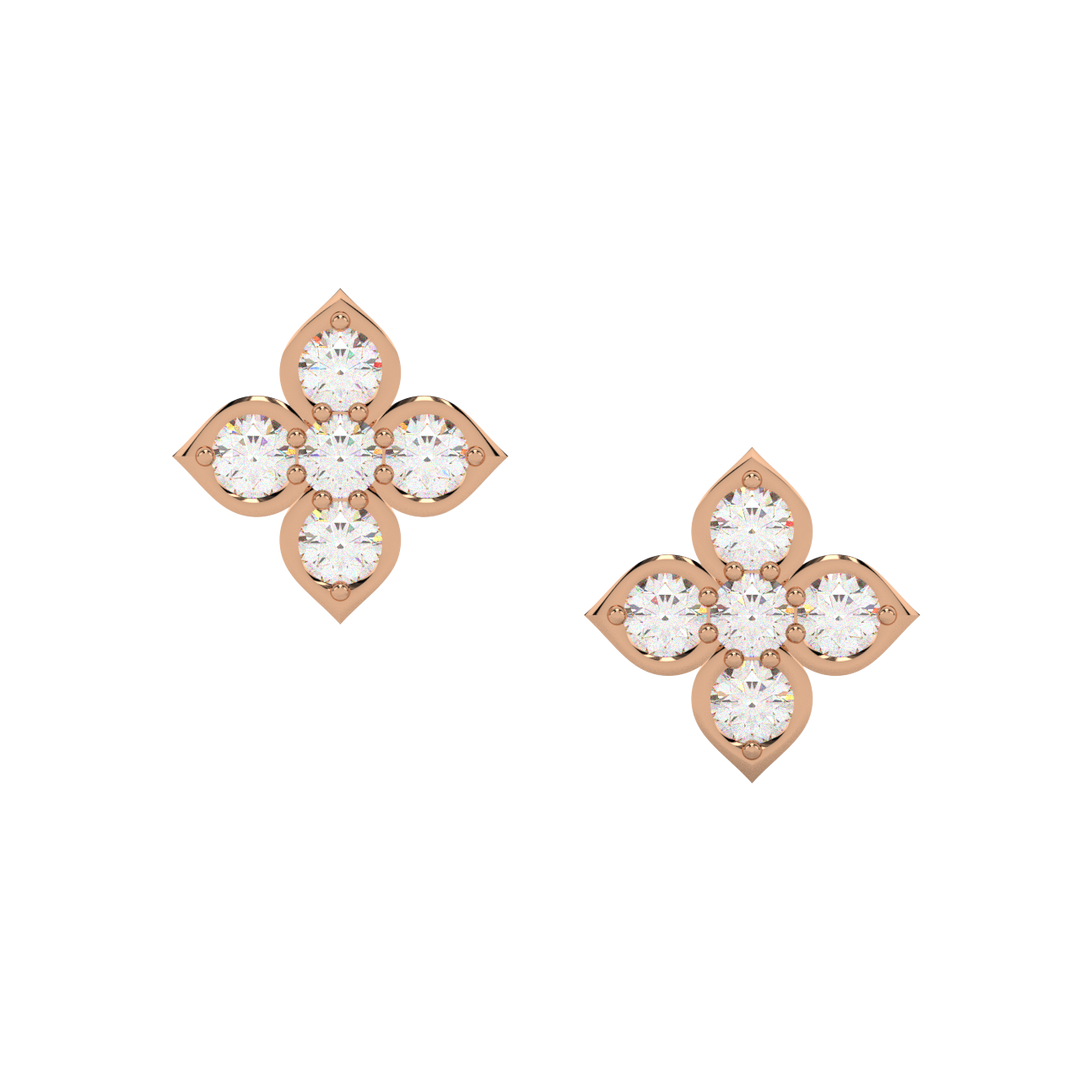 Divine Lab Grown Diamond Studs By Stefee Jewels