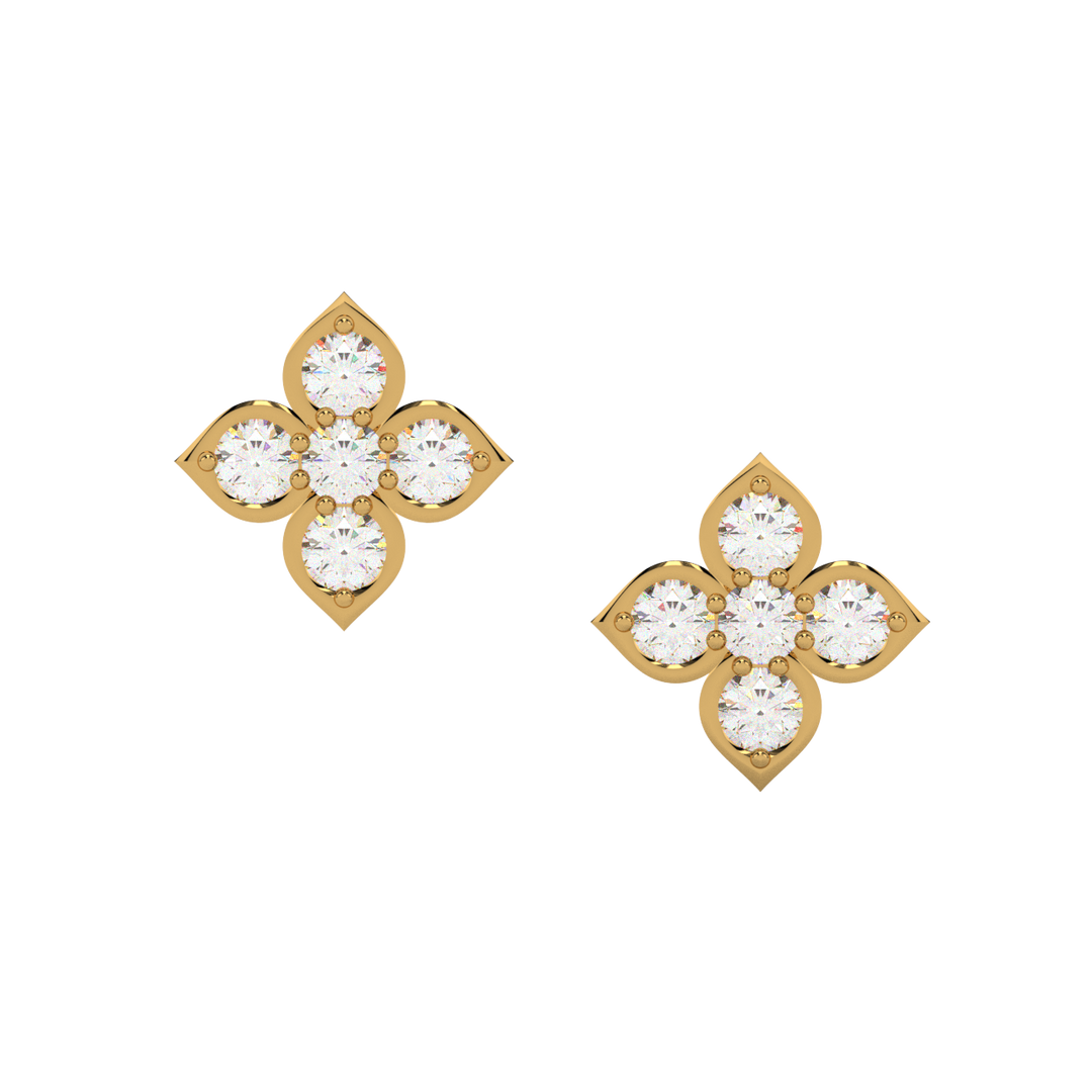 Divine Lab Grown Diamond Studs By Stefee Jewels