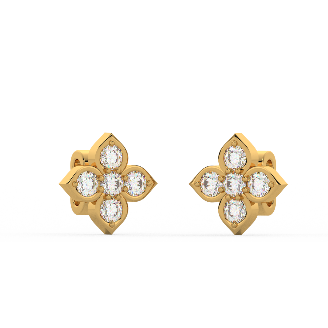 Divine Lab Grown Diamond Studs By Stefee Jewels